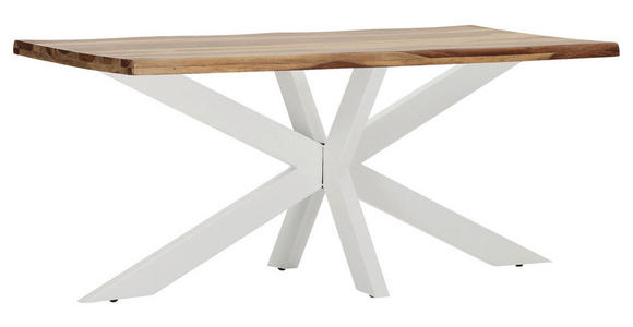 TISCHGESTELL Weiß   - Weiß, Design, Metall (163/72/73cm) - Landscape