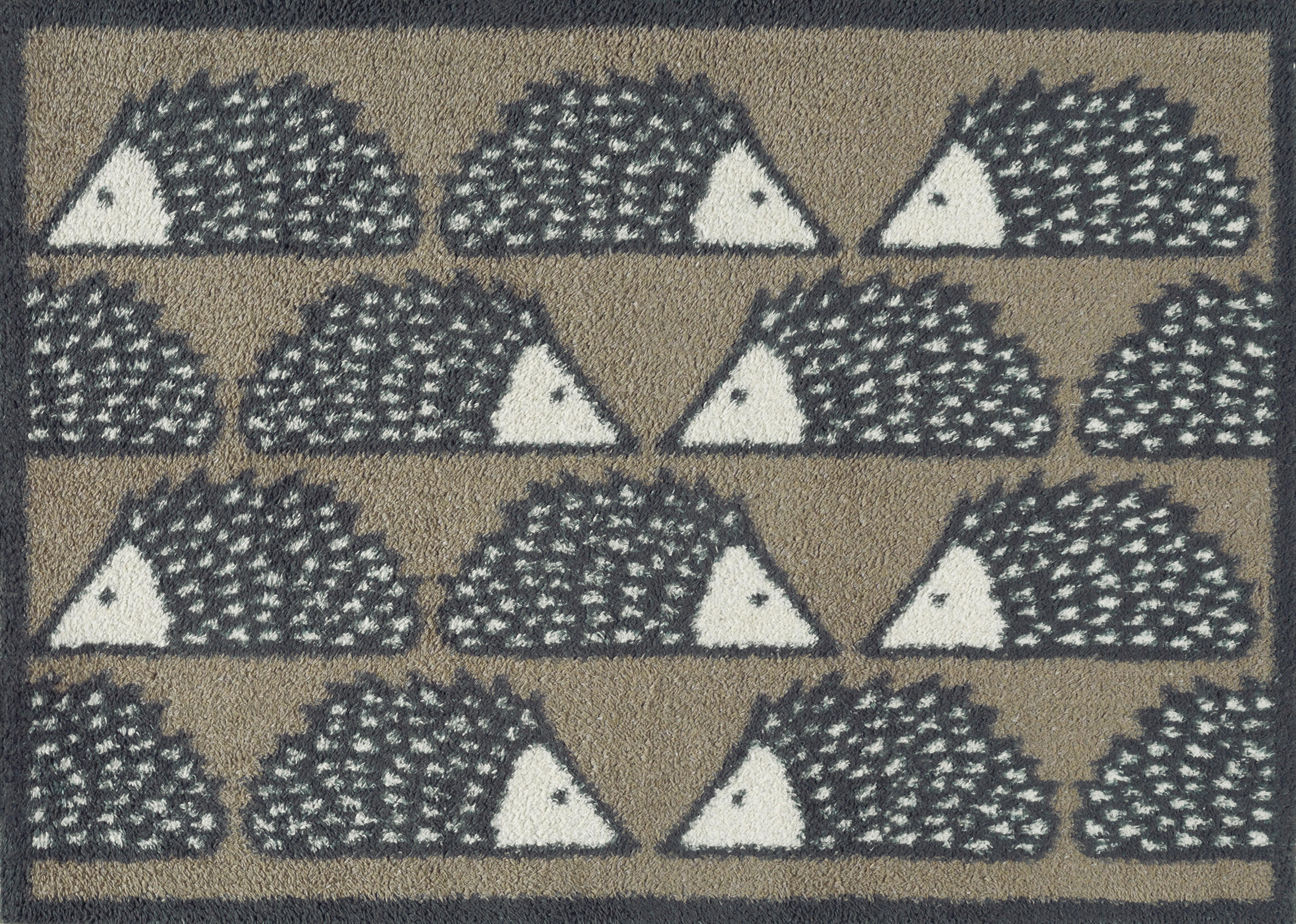 FUßMATTE  60/85 cm  Braun  - Braun, Design, Kunststoff/Textil (60/85cm) - wash+dry