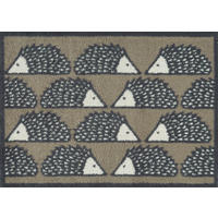 FUßMATTE  60/85 cm  Braun  - Braun, Design, Kunststoff/Textil (60/85cm) - wash+dry