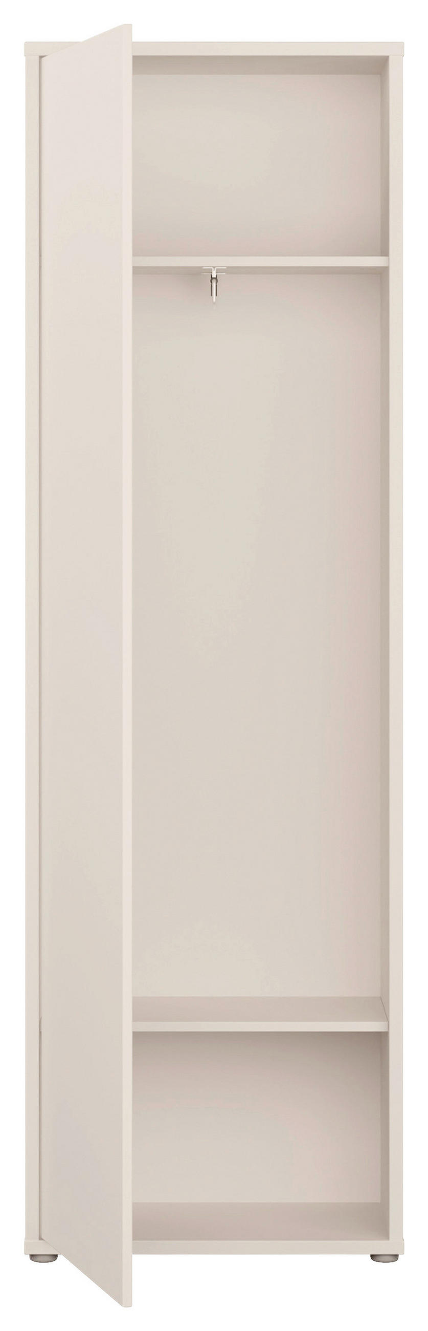 GARDEROBENSCHRANK  in 59,8/191,9/34,9 cm  - Sandfarben/Grau, MODERN, Holzwerkstoff/Kunststoff (59,8/191,9/34,9cm) - Carryhome