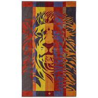 STRANDTUCH Ethno Lion Terracotta 100/180 cm  - Terracotta, Trend, Textil (100/180cm) - Vossen