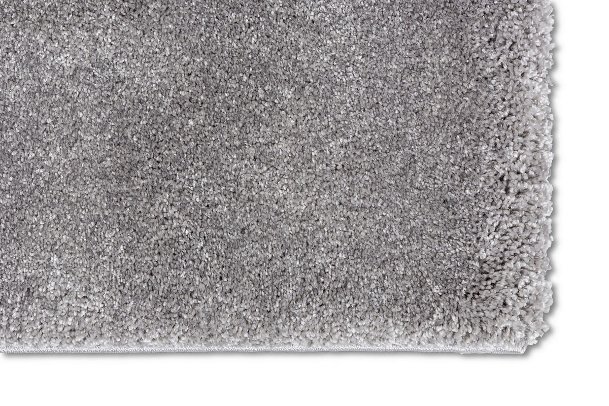 HOCHFLORTEPPICH 133/190 cm Joy Hellgrau rechteckig  - Hellgrau, Basics, Textil (133/190cm) - Schöner Wohnen