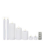 LED-KERZE  - Weiß, Basics, Kunststoff/Paraffin - Ambia Home