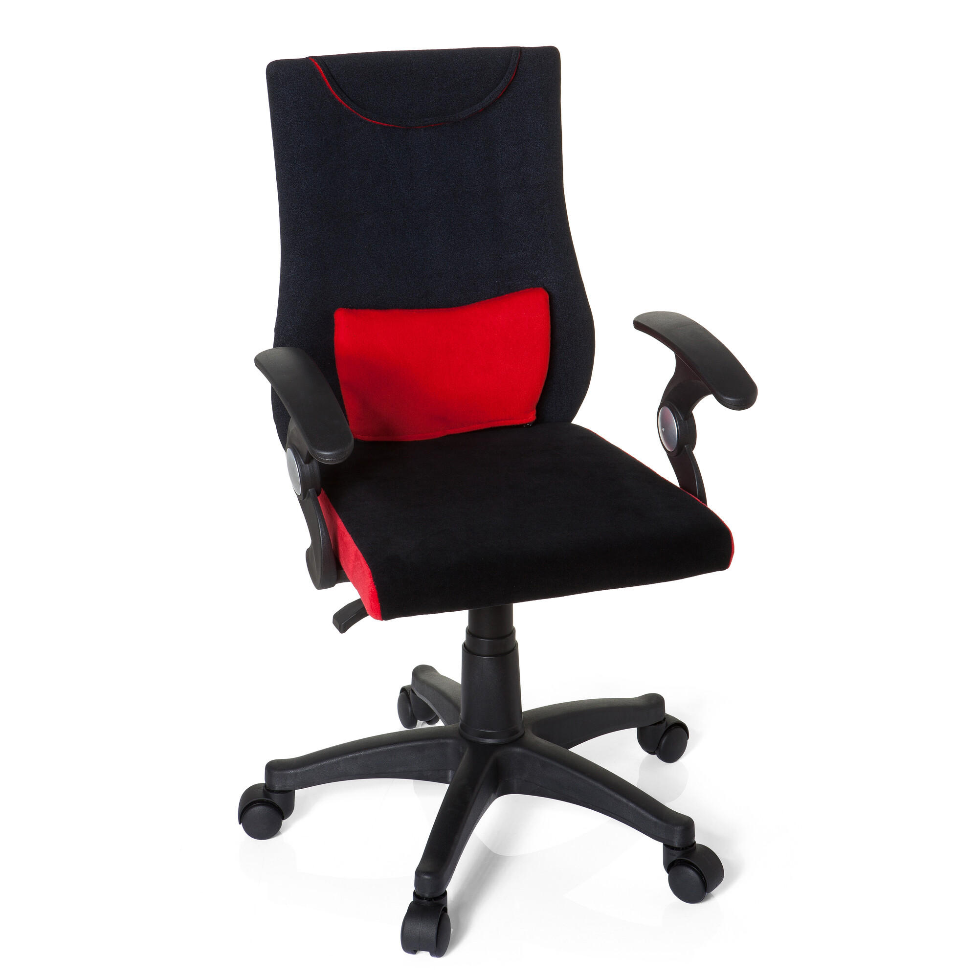 MID.YOU OTOČNÁ ŽIDLE PRO MLADÉ, červená, černá