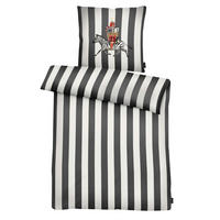 BETTWÄSCHE Pepe Satin 155/220 cm  - Dunkelgrau, KONVENTIONELL, Textil (155/220cm) - Apelt