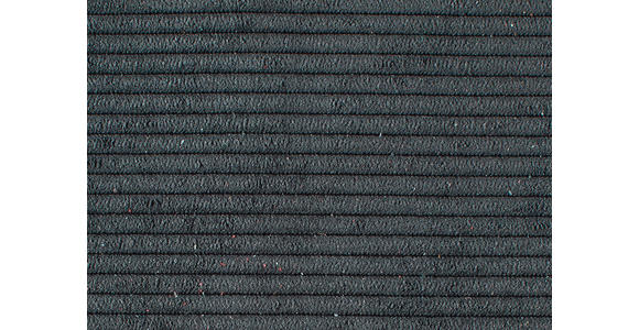ECKSOFA Anthrazit Feincord  - Anthrazit/Schwarz, KONVENTIONELL, Textil/Metall (178/284cm) - Hom`in