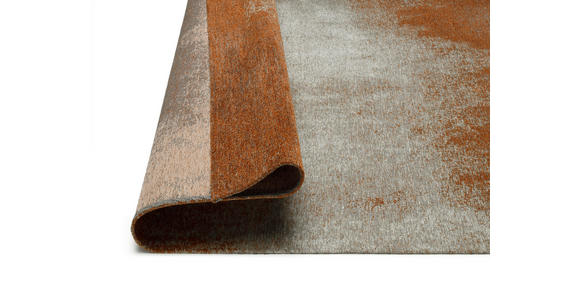 FLACHWEBETEPPICH 120/180 cm Lykaris Orange, Beige  - Beige/Orange, Design, Kunststoff/Textil (120/180cm) - Novel