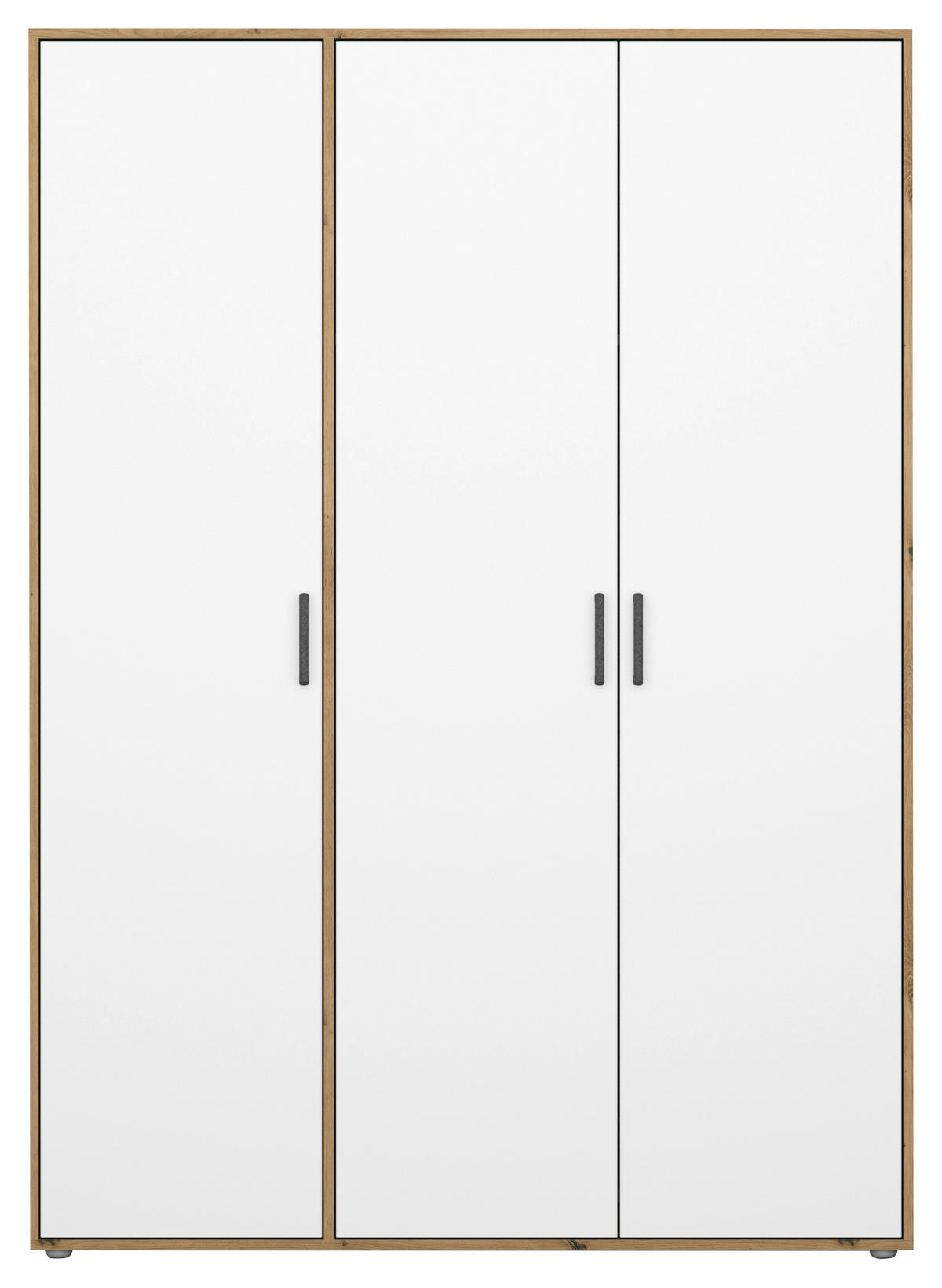 NYÍLÓAJTÓS SZEKRÉNY fehér, Artisan tölgy  - Artisan tölgy/fehér, Modern, műanyag/faalapú anyag (140/194/53cm) - Rauch Möbel