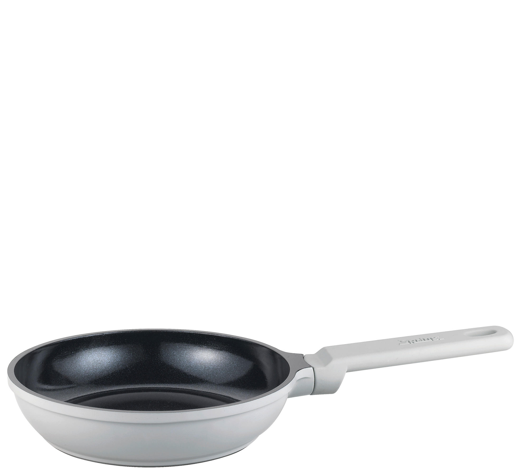 BRATPFANNE PURE Keramikbeschichtung  - Hellgrau, Basics, Kunststoff/Metall (16/3,1cm) - Spring