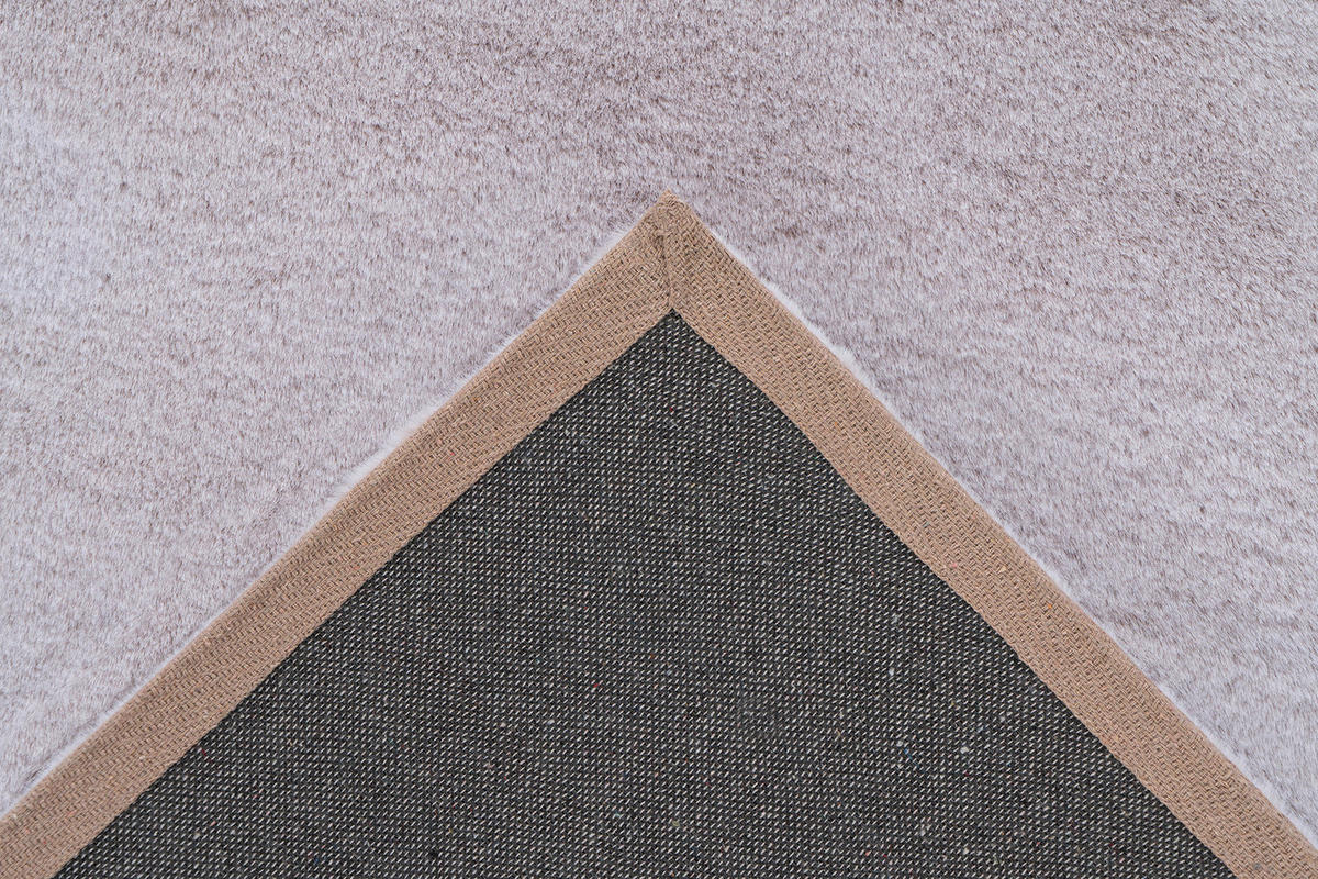 KOBEREC S VYSOKÝM VLASEM, 120/170 cm, růžová, bílá - bílá/růžová, Konvenční, textil (120/170cm)