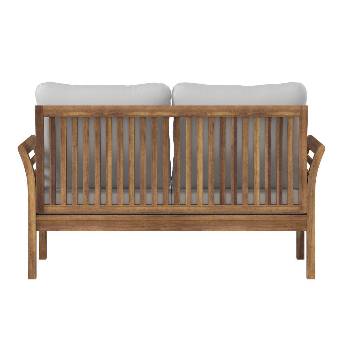 GARTENSET Akazie vollmassiv  - Ecru/Naturfarben, MODERN, Holz/Textil (80/50/35cm) - Ambia Garden