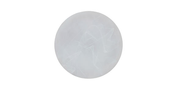 LED-DECKENLEUCHTE 26/8 cm - Alabasterfarben/Weiß, Basics, Kunststoff/Metall (26/8cm) - Boxxx