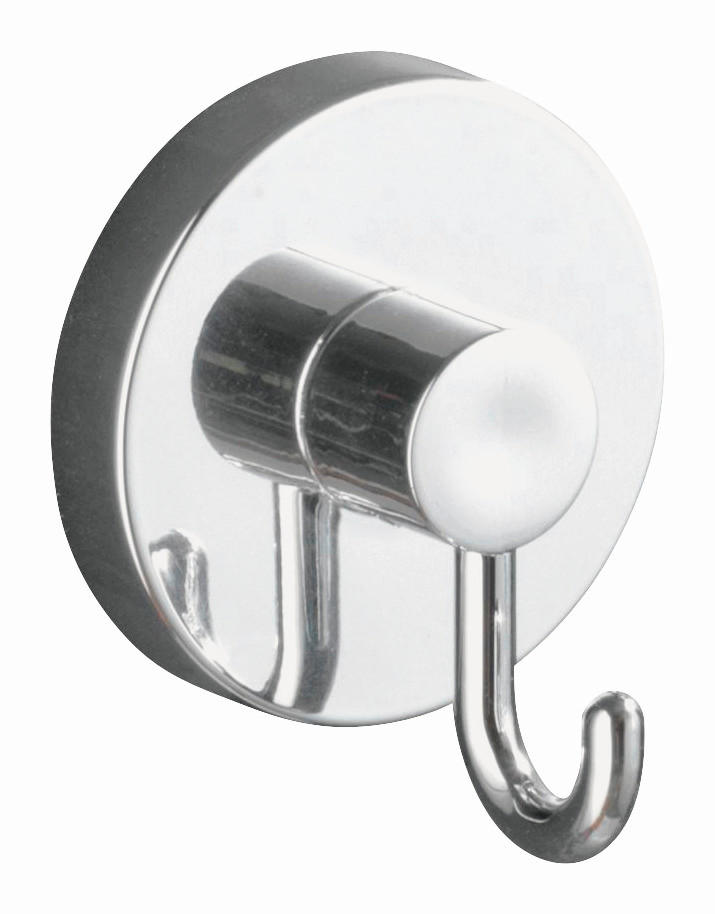 HAKEN 2 Stück  in Chromfarben  - Chromfarben, Basics, Kunststoff (6/5/6,7cm) - Wenko