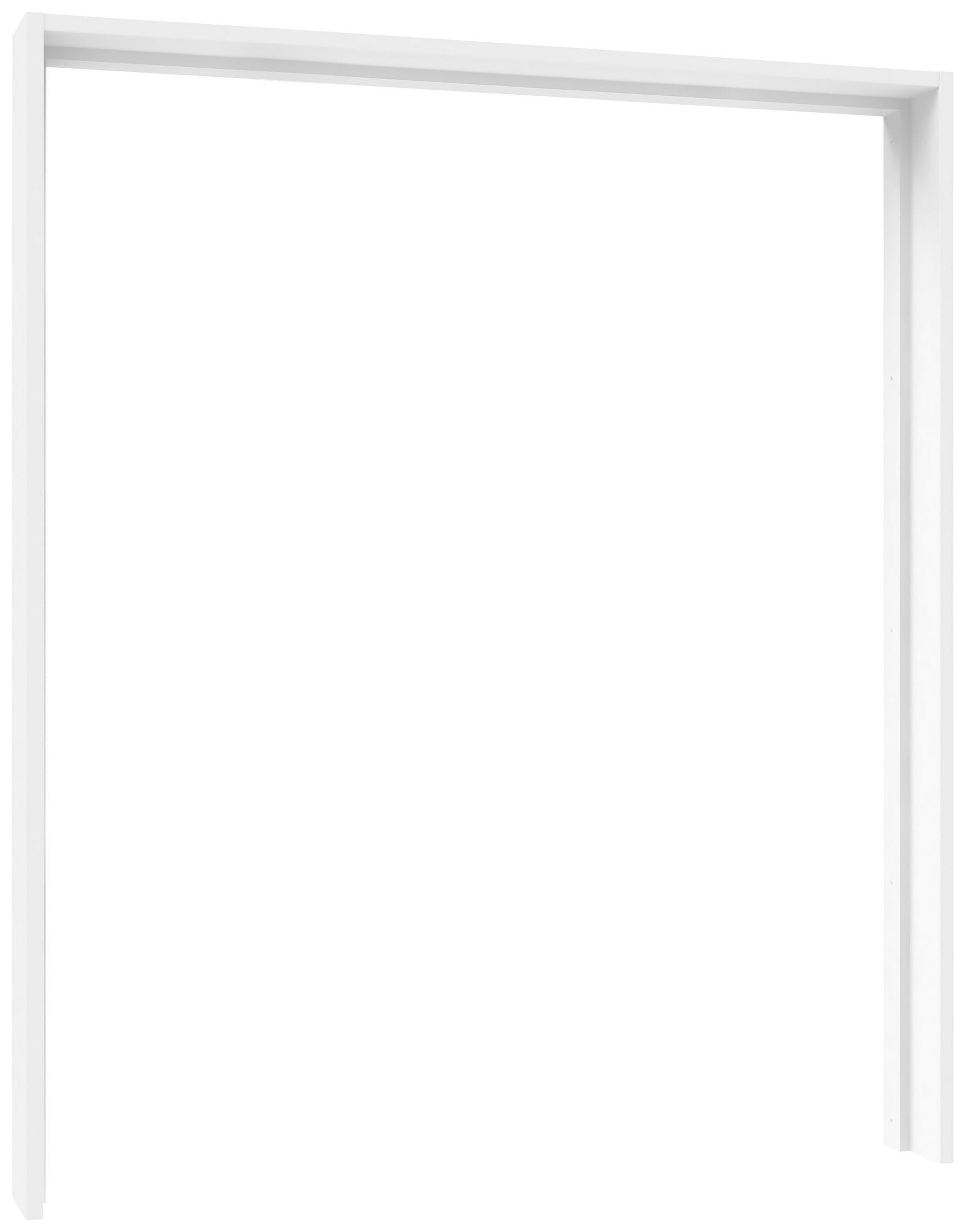 OKRASNI OKVIR,  - bela/visoki sijaj, Design, leseni material (180,8/215,1/23,8cm) - home24