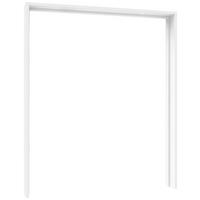 OKRASNI OKVIR,  - bela/visoki sijaj, Design, leseni material (180,8/215,1/23,8cm) - home24