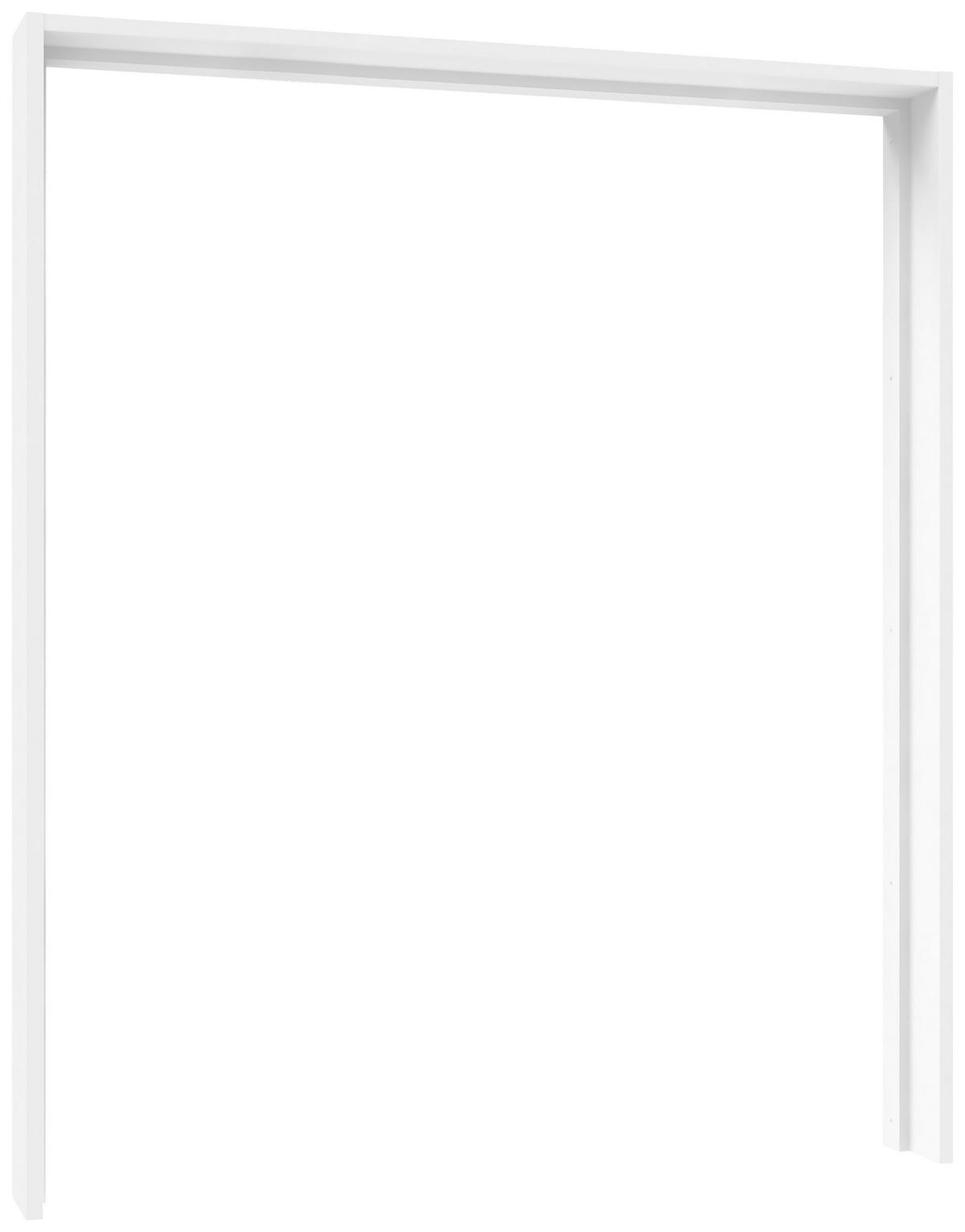 OKRASNI OKVIR,  - bela/visoki sijaj, Design, leseni material (180,8/215,1/23,8cm) - home24