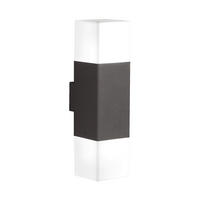 AUSSENLEUCHTE - Weiss/Anthrazit, Design, Kunststoff/Metall (33/8,5/11,5cm) - Trio Leuchten
