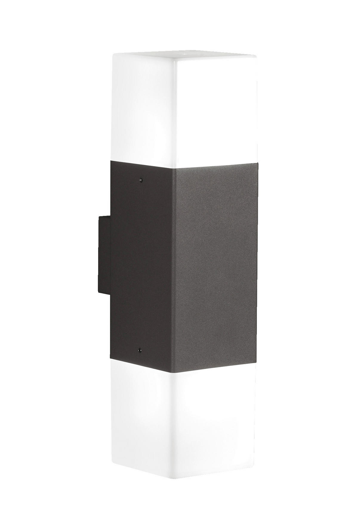 AUSSENLEUCHTE - Weiss/Anthrazit, Design, Kunststoff/Metall (33/8,5/11,5cm) - Trio Leuchten