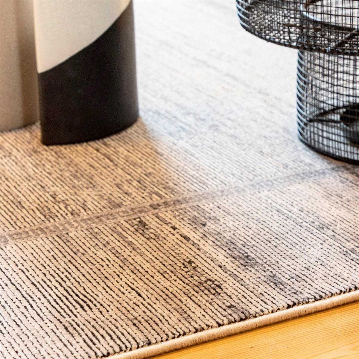 FLACHWEBETEPPICH 80/150 cm Grau rechteckig  - Grau, Basics, Textil (80/150cm) - Kayoom