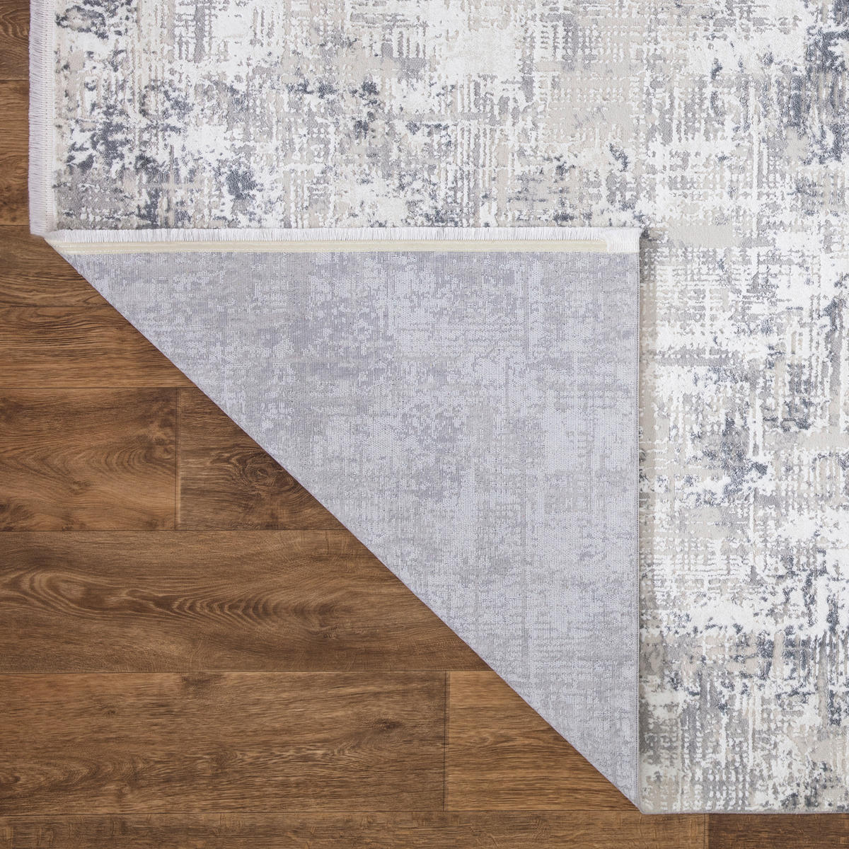 VINTAGE-TEPPICH 160/230 cm Lotus Creme, Weiß, Hellgrau, Dunkelgrau  - Dunkelgrau/Creme, LIFESTYLE, Textil (160/230cm) - Novel