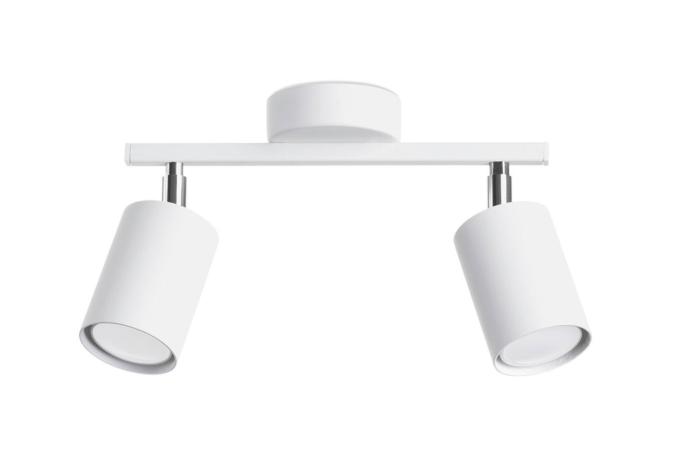 DECKENSTRAHLER LEMMI 26/8/20 cm  - Weiß, KONVENTIONELL, Metall (26/8/20cm)