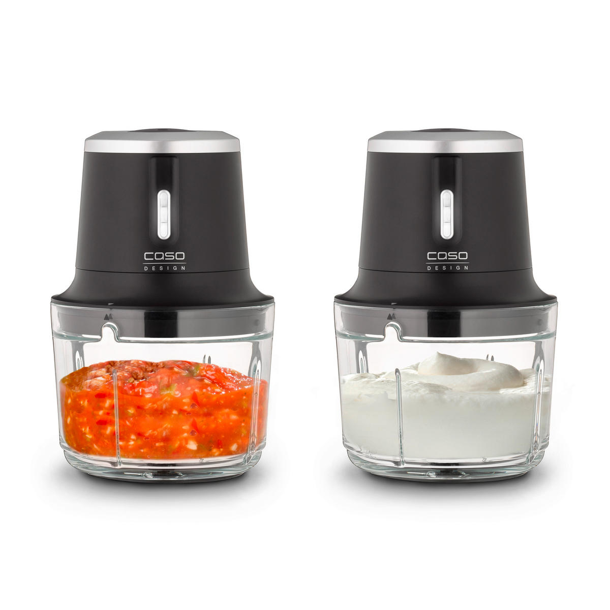UNIVERSALZERKLEINERER  - Transparent/Schwarz, Basics, Glas/Kunststoff (15/23/15cm) - CASO Design