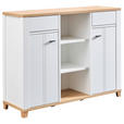 KOMMODE  in 135/99/44 cm  - Graphitfarben/Eiche Artisan, KONVENTIONELL, Holzwerkstoff/Kunststoff (135/99/44cm) - Hom`in