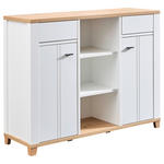 KOMMODE  in 135/99/44 cm  - Graphitfarben/Eiche Artisan, KONVENTIONELL, Holzwerkstoff/Kunststoff (135/99/44cm) - Hom`in