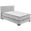 BOXBETT 140/200 cm  in Hellgrau  - Hellgrau/Schwarz, MODERN, Holzwerkstoff/Kunststoff (140/200cm) - MID.YOU