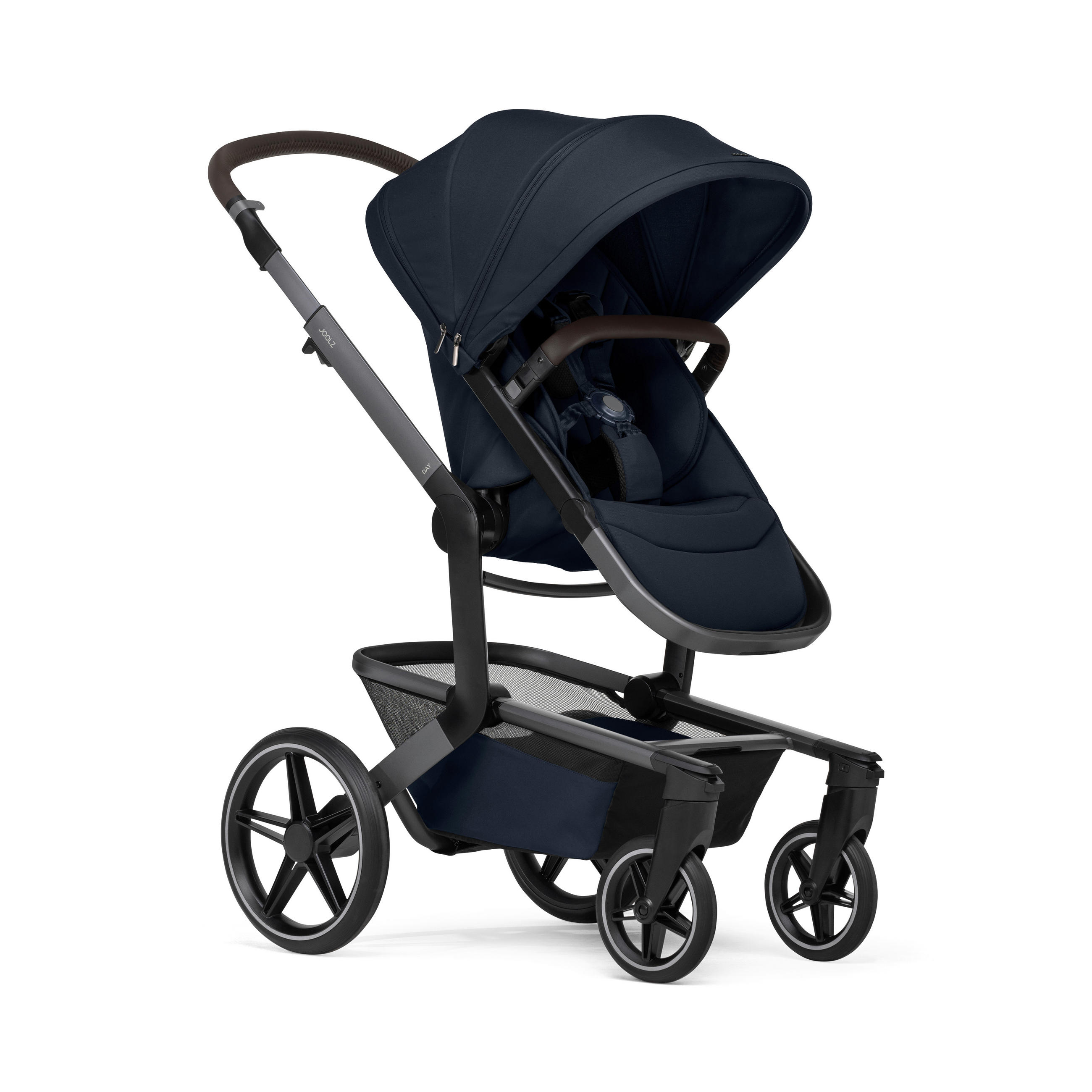 KINDERWAGEN  Day 5  Navy Blue  - Dunkelblau/Grau, Basics, Textil/Metall (94/60/113cm) - Joolz