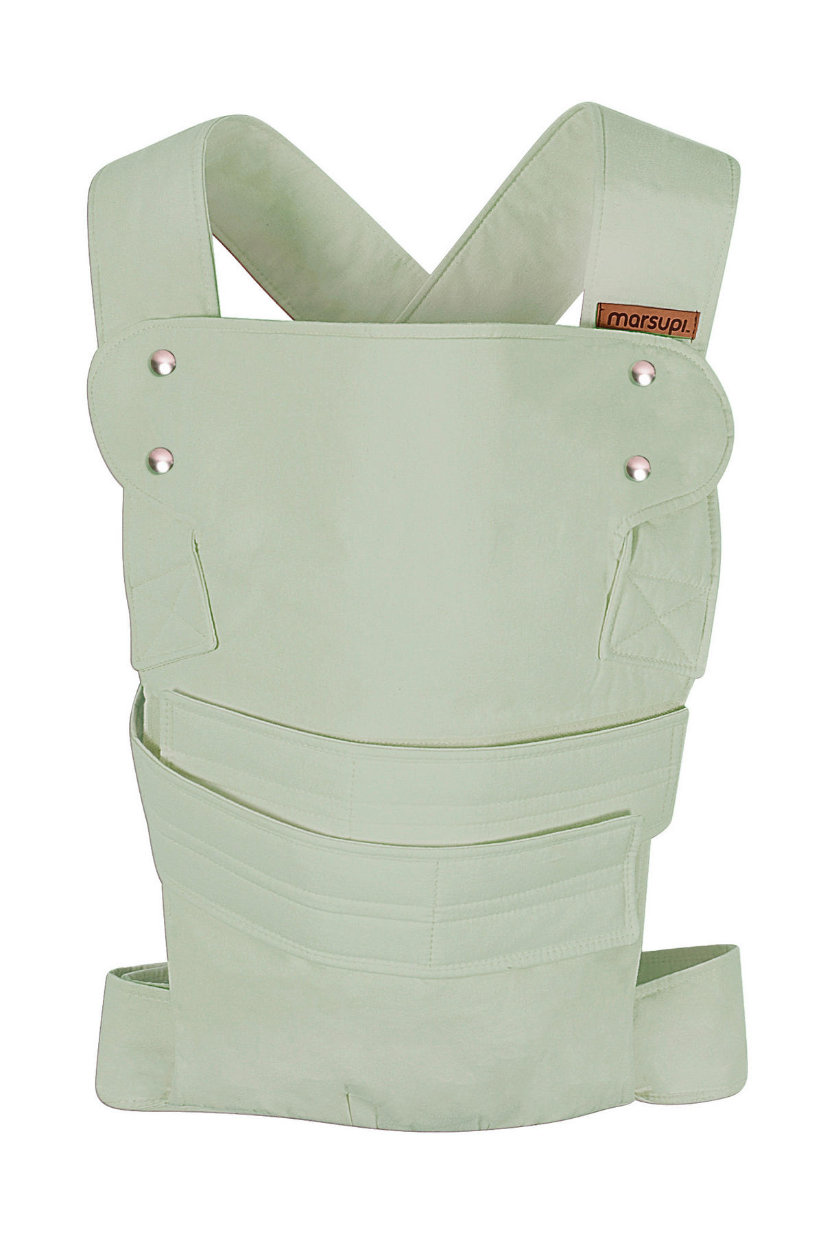 BABYTRAGE marsupi Breeze 2.0  - Salbeigrün, Basics, Textil (S/Mnull) - Wickelkinder Manduca