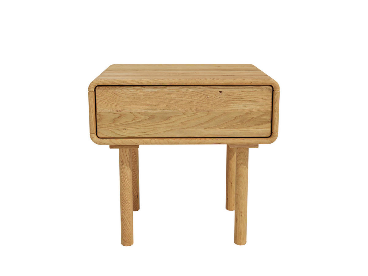 NACHTKÄSTCHEN in vollmassiv Wildeiche Wildeiche  - Wildeiche/Eichefarben, MODERN, Holz (57/56/45cm) - MID.YOU