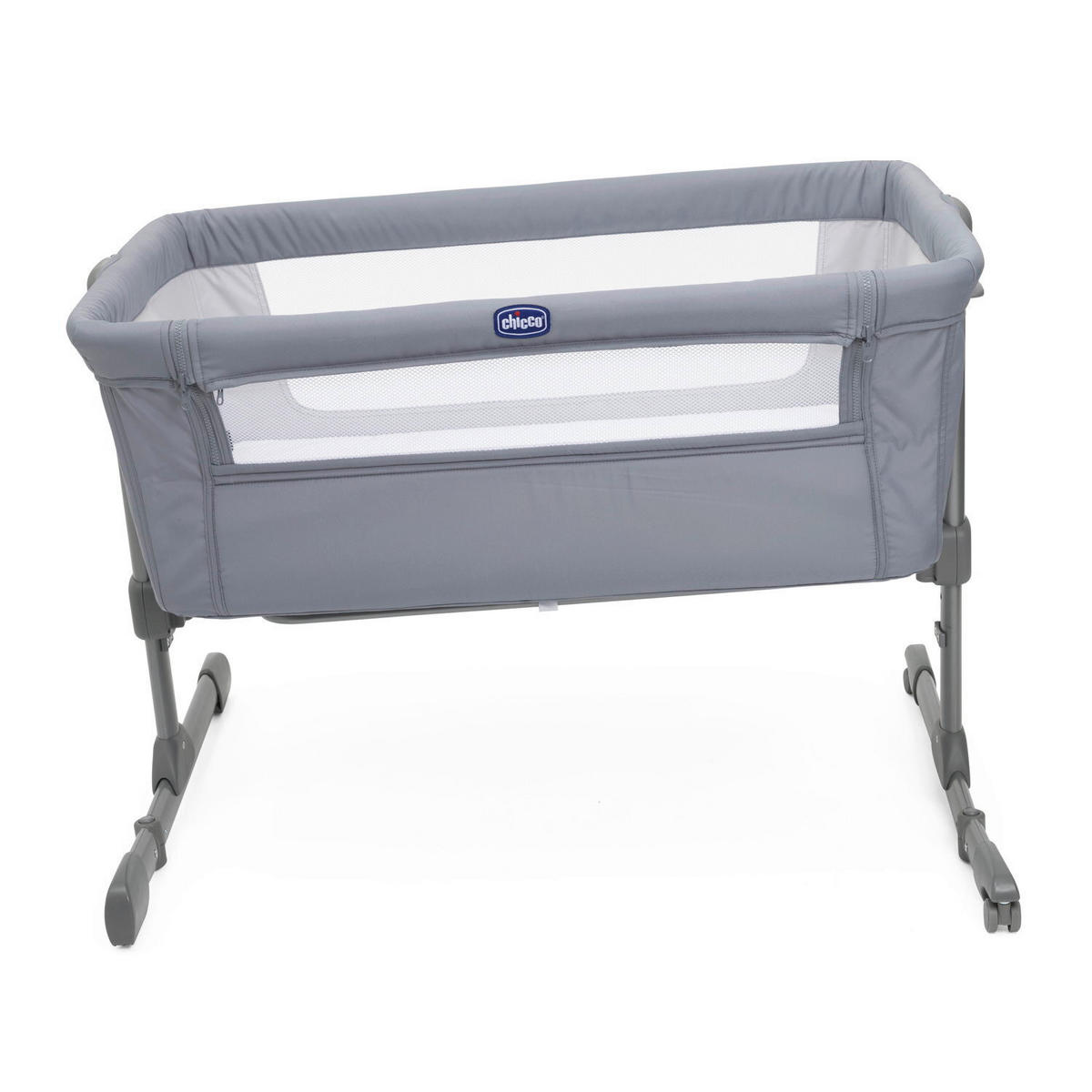 BEISTELLBETT NEXT2ME ESSENTIAL  - Grau, Basics, Textil/Metall (98/65/80/70,5cm) - Chicco