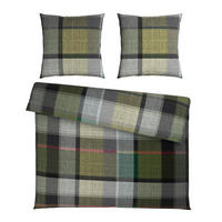 BETTWÄSCHE Flanell 200/200 cm  - Grün, Textil (200/200cm) - Novel