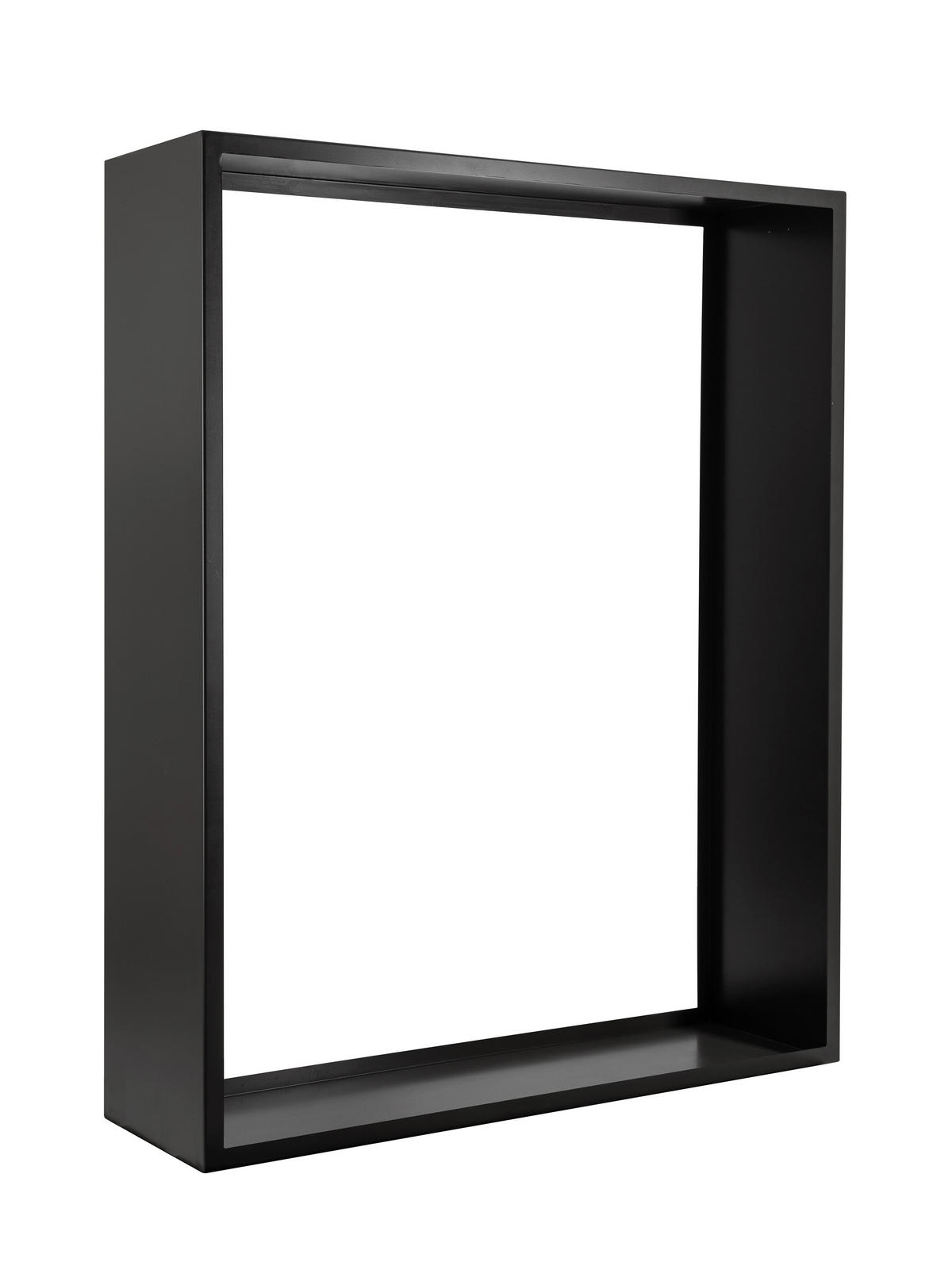 KAMINHOLZREGAL - Anthrazit, Basics, Metall (122.5/150/35cm) - Nouvel
