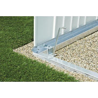 BODENRAHMEN - Silberfarben, Design, Metall (150/4/78cm) - Biohort