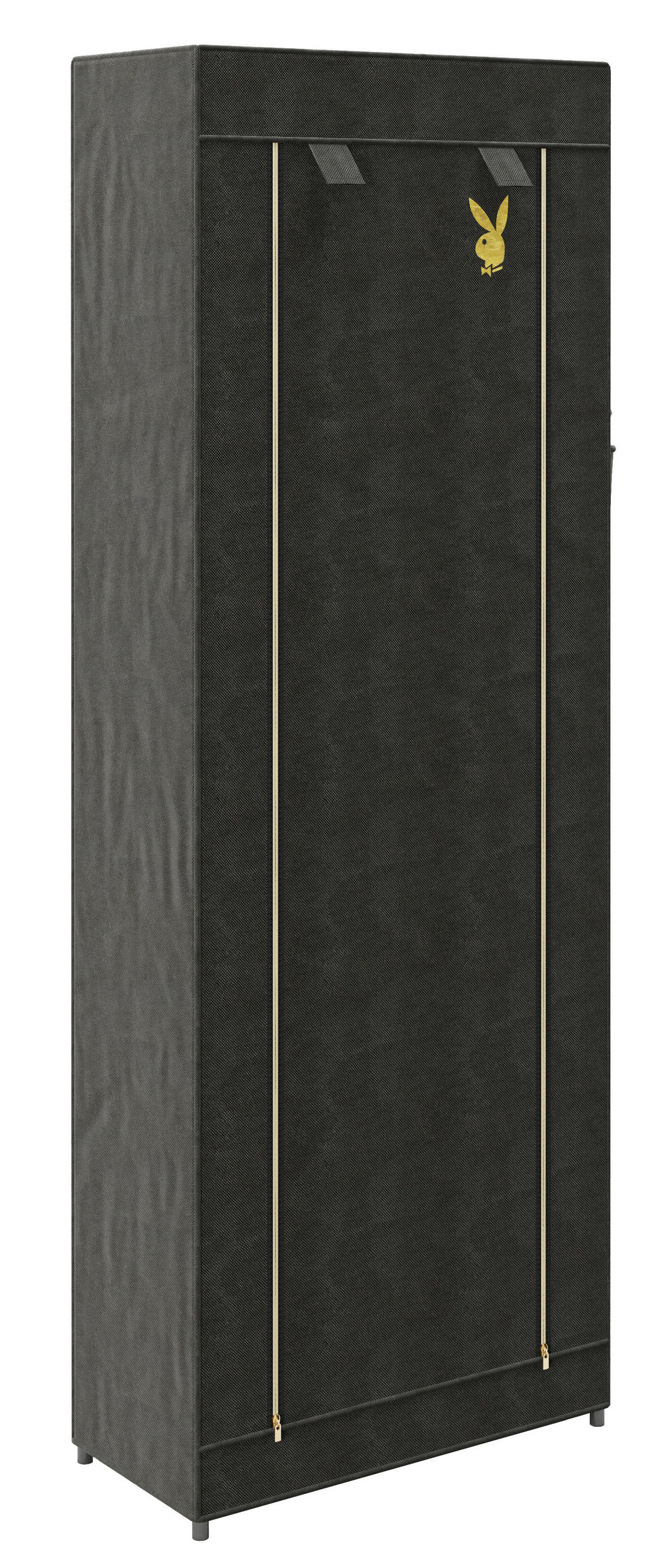 Playboy Schuhschrank Playboy Schwarz 58x159x28 cm