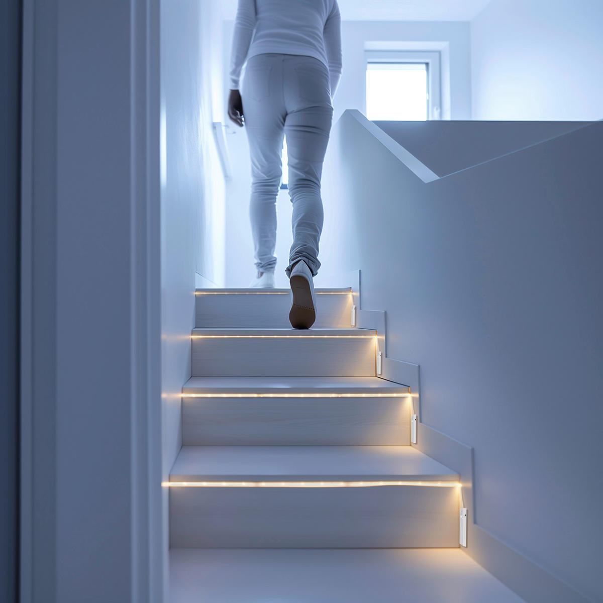 UKRASNA LED LAMPA - bela, Osnovno, plastika (150/0,8/0,1cm)