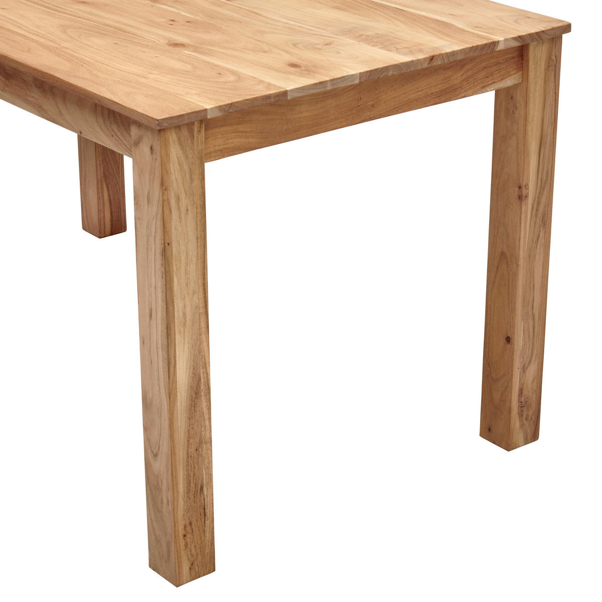 ESSTISCH Akazie vollmassiv rechteckig Akaziefarben  - Akaziefarben, KONVENTIONELL, Holz (140/76/80cm) - MID.YOU