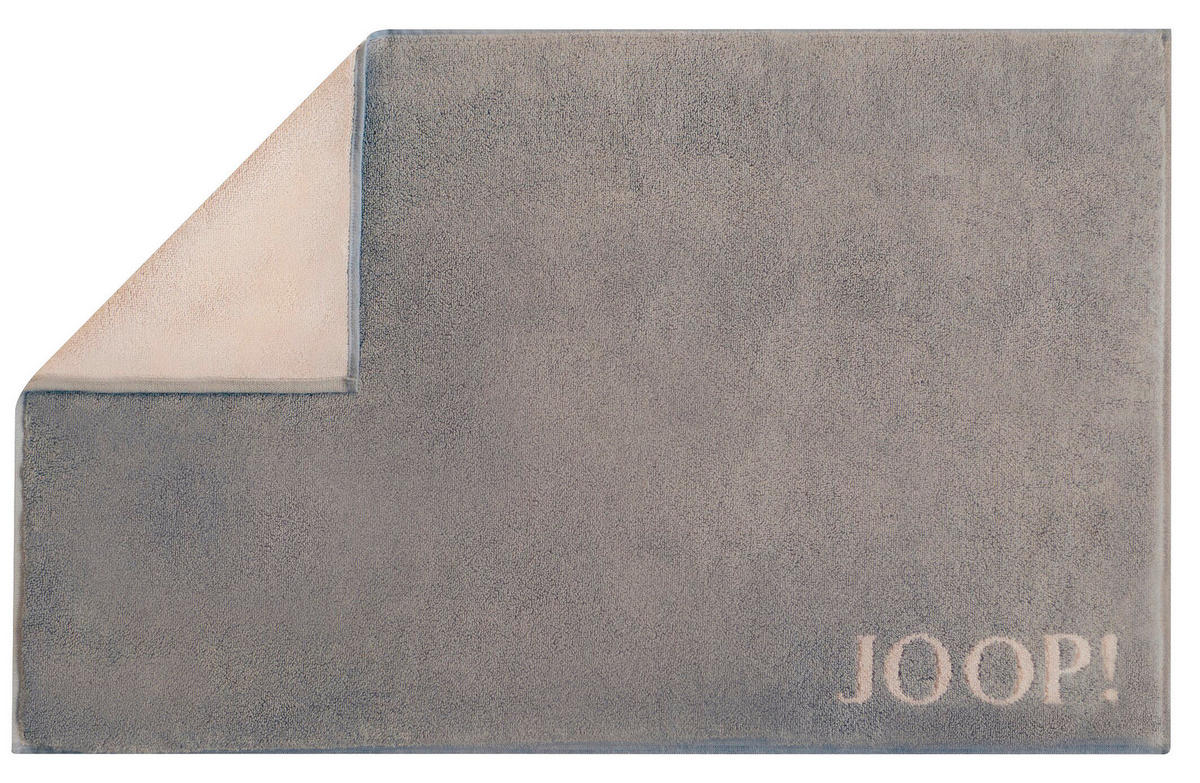 BADEMATTE 50/80 cm Graphitfarben, Beige  - Beige/Graphitfarben, Basics, Textil (50/80cm) - Joop!