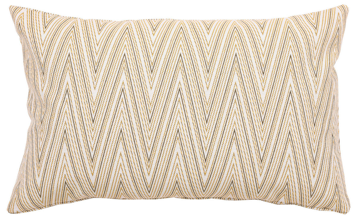 Pernă Pentru Exterior - galben, Basics, textil (40/60cm)