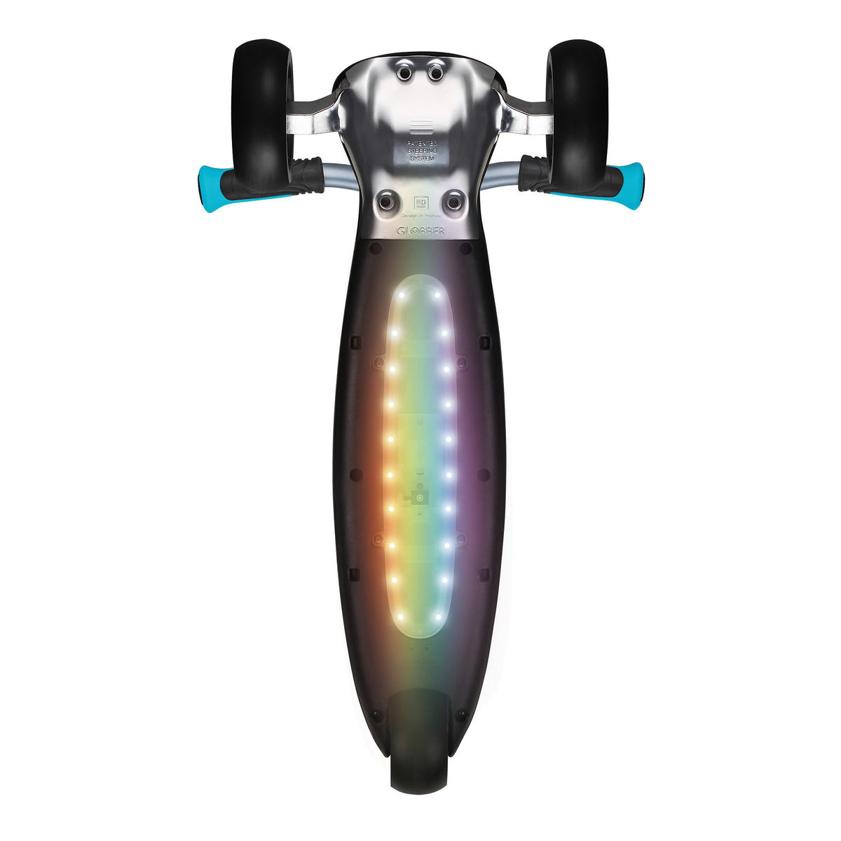 KINDERSCOOTER ULTIMUM LIGHTS  - Blau, Basics, Kunststoff/Metall (63/39.5/101cm) - GLOBBER