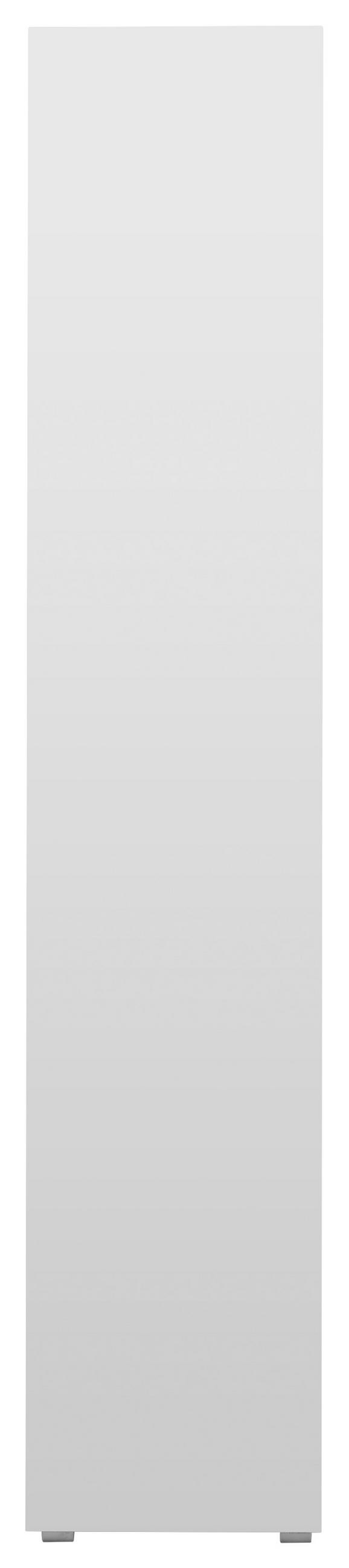 REGALELEMENT Weiß  - Silberfarben/Weiß, Basics, Holzwerkstoff/Kunststoff (45/191/37cm) - MID.YOU