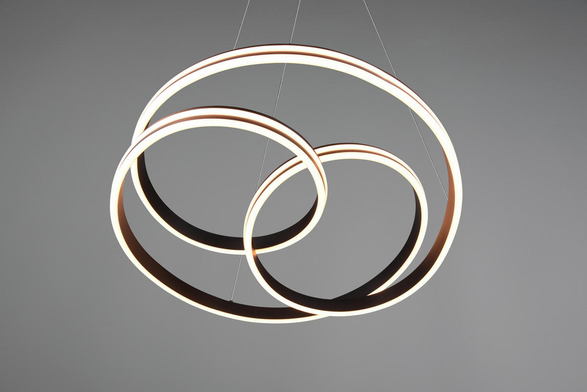 LED-HÄNGELEUCHTE Nuria 60/150 cm   - Schwarz, Basics, Metall (60/150cm) - Trio Leuchten