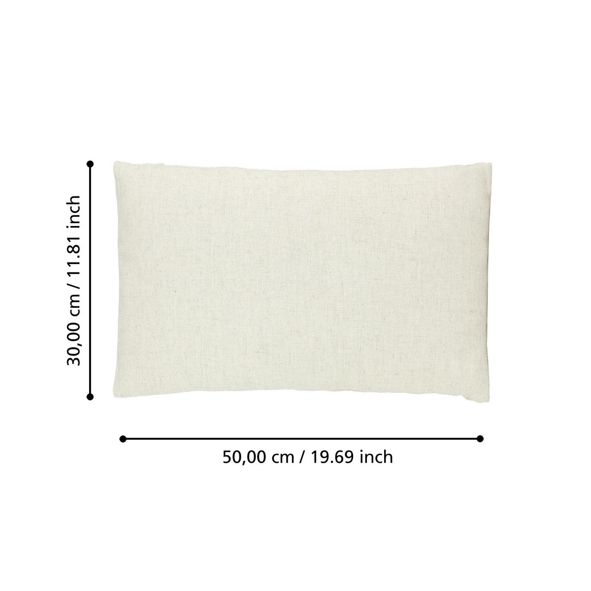 ZIERKISSEN  30/50 cm   - Beige, Basics, Textil (30/50cm) - Eglo