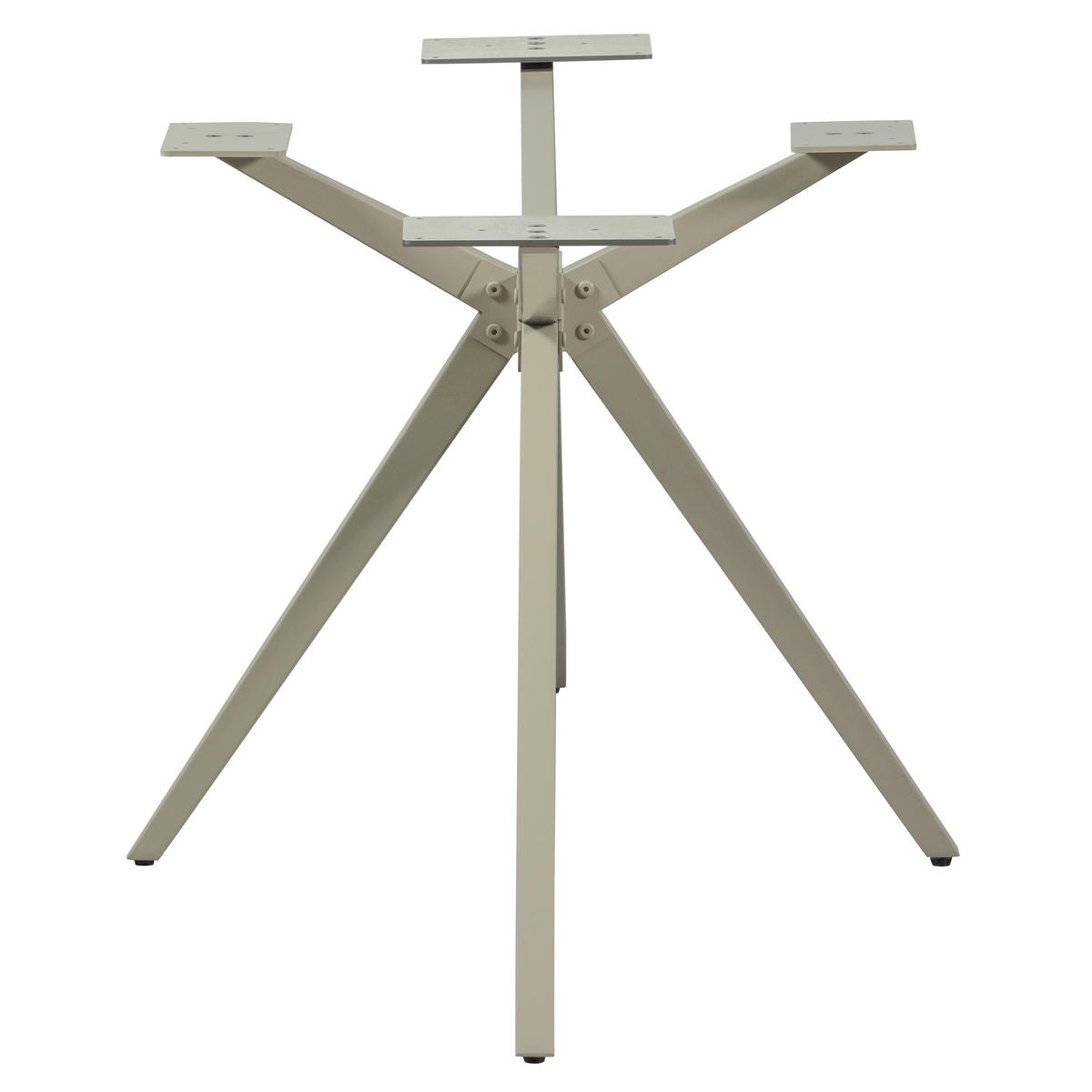 TISCHGESTELL   - Grau, MODERN, Metall (170/72/80cm) - Livetastic