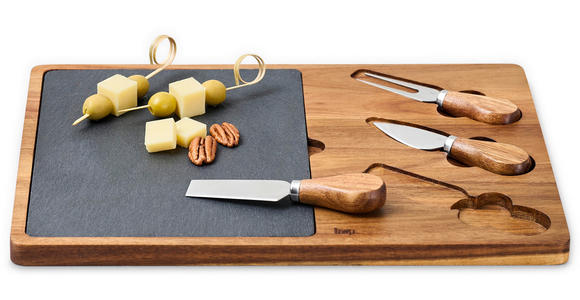 KÄSEMESSERSET  - LIFESTYLE, Holz/Stein - Homeware Profession.