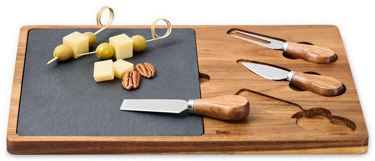 SADA NA ŘEZÁNÍ SÝRA,  - Lifestyle, kov/dřevo - Homeware Profession.