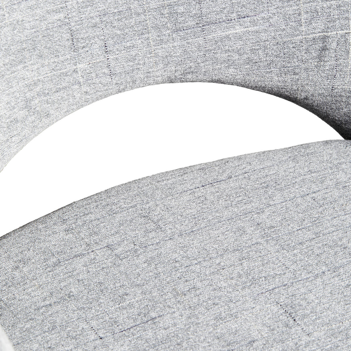 DREHSTUHL  in Flachgewebe Grau, Schwarz  - Schwarz/Grau, Modern, Kunststoff/Textil (59/81,5-89/58cm) - MID.YOU