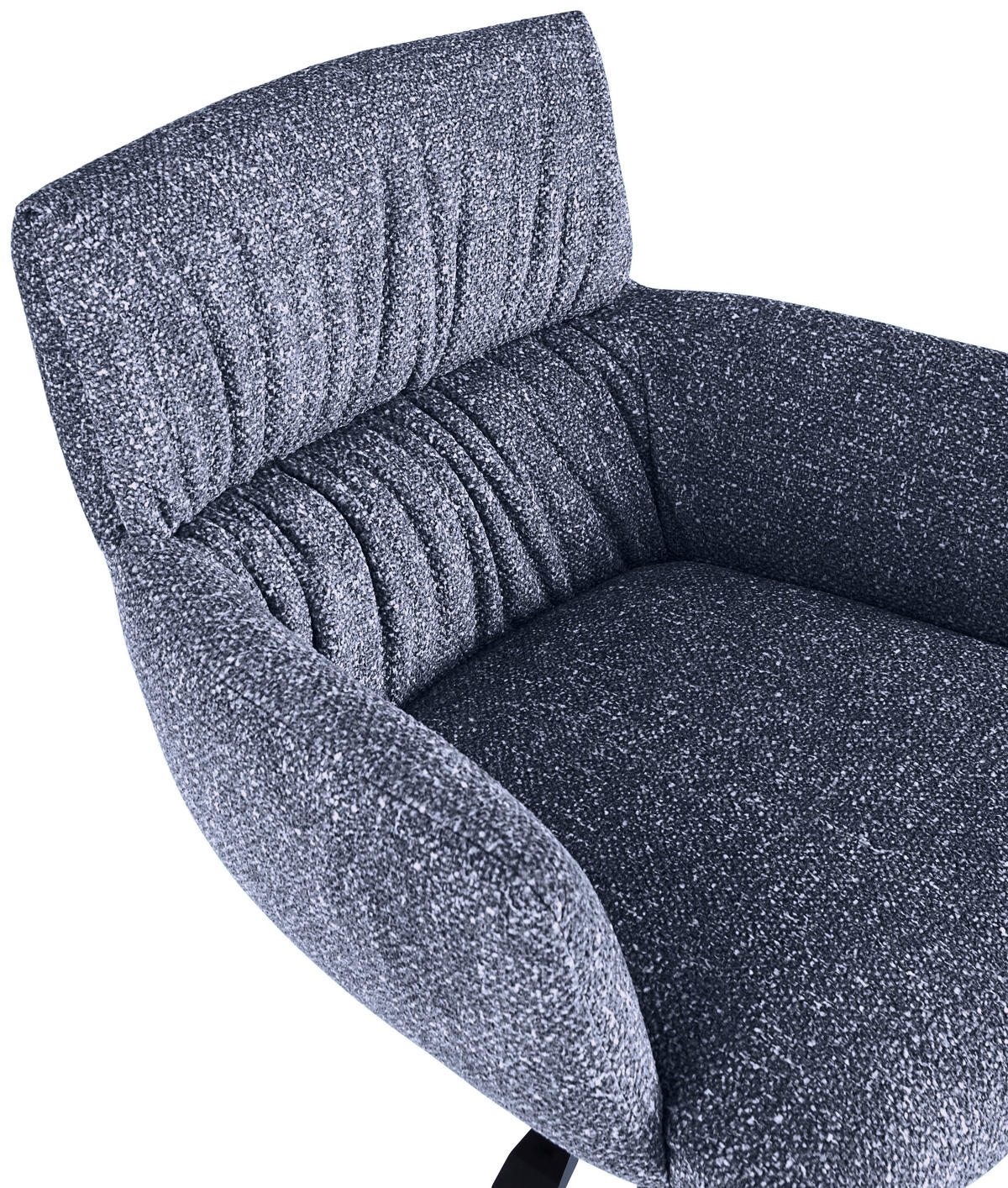 BARSKI STOL, antracit  - črna/antracit, Design, kovina/tekstil (58/88-112/58cm) - Dieter Knoll